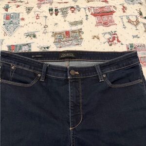 Talbots Women's Classic Navy Straight Leg Jeans